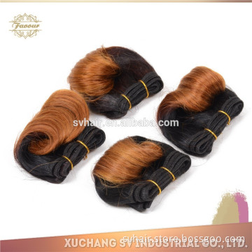 Good feedback ombre Human Hair weaving Best Quality Double Wefted Cuticle Remy Two Tone Omber Remy Hair Weave